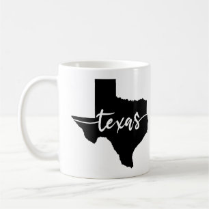 Texas State Map Koffiemok