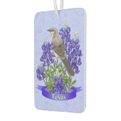 Texas State Mockingbird & Bluebonnet Flower Luchtverfrisser (Links)