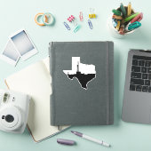 Texas State Oil Drilling Rig Sticker (iPad Cover)