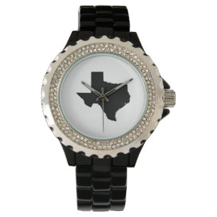 Texas State Outline Horloge