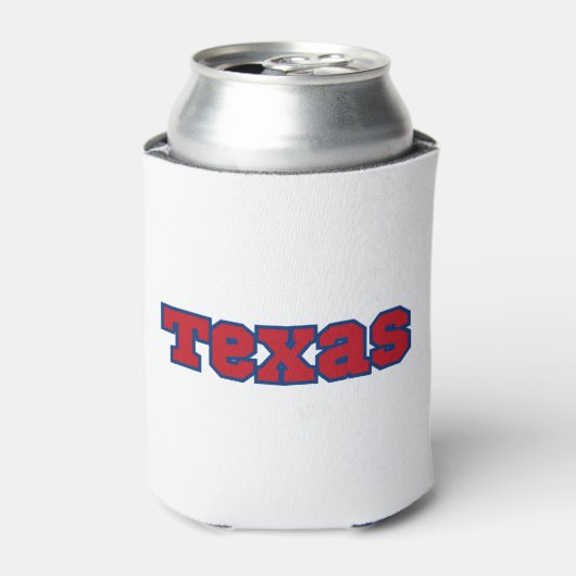 Texas State Pride Custom Blikjeskoeler (Blikje Voorkant)