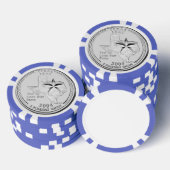 Texas State Quarter Pokerchips (Opstapeling)