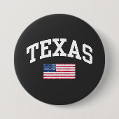 Texas state ronde button 7,6 cm (Voorkant)
