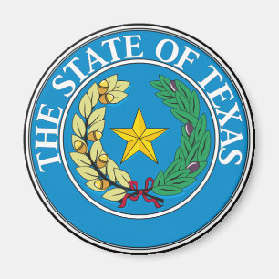 Texas State Seal Magneet