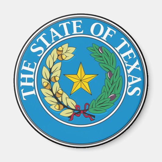 Texas State Seal Magneet (Voorkant)