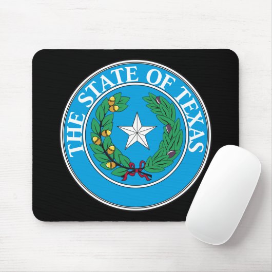 Texas State Seal Mousepad Muismat (Met muis)
