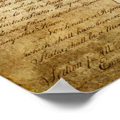 Texas State Seal Reverse Poster (Hoek)