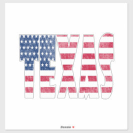 Texas state  sticker