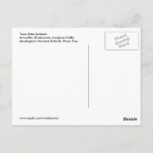 Texas State Symbols Briefkaart (Achterkant)