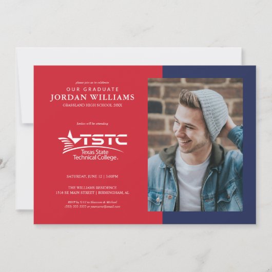 Texas State Technical College Graduation Aankondiging (Voorkant)