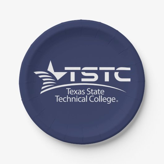 Texas State Technical College-logo Papieren Bordje (Voorkant)