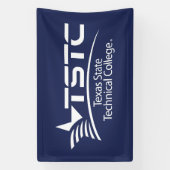 Texas State Technical College-logo Spandoek (Verticaal)