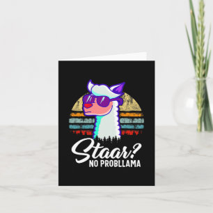 Texas State Test Dag Llama Alpaca voor studenten Kaart