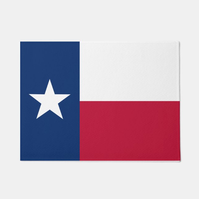 Texas State & Texas Vlag /Verenigde Staten Deurmat (Voorkant)