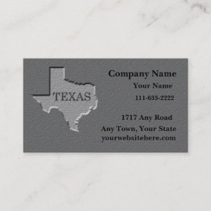 Texas State Visitekaartje gesneden stenen look