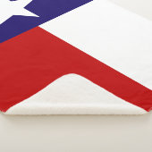 Texas State Vlag Print Patriottisch Sherpa Deken (3/4)