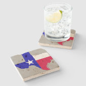 Texas Stenen Onderzetter (Zijkant)