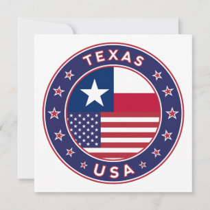 Texas sticker, telefooncel, canvas tas