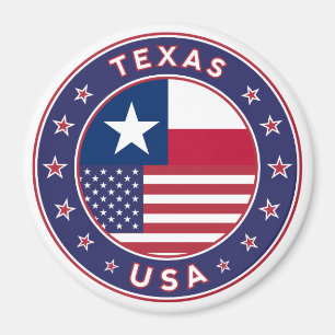 Texas sticker, telefooncel, canvas tas magneet