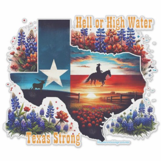 Texas Strong Sticker (Voorkant)