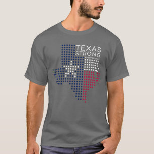 Texas Strong USA Vlag Bid voor Texas T-shirt