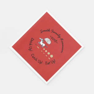 Texas Style BBQ Family Reunion Cute Horse Servet