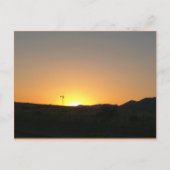 Texas sunset briefkaart (Voorkant)