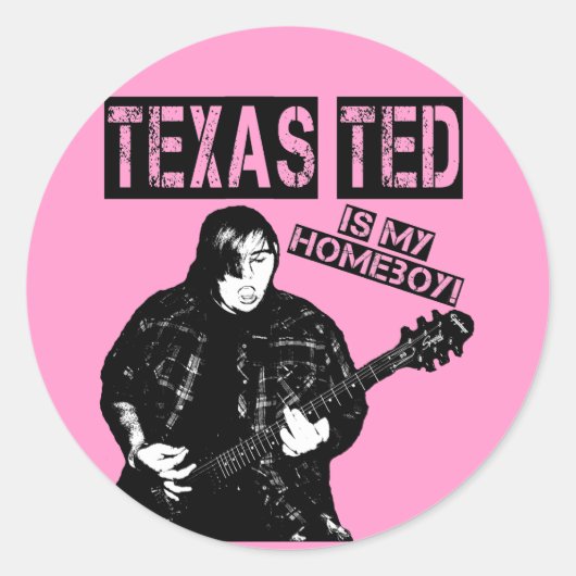 Texas Ted Sticker (Voorkant)