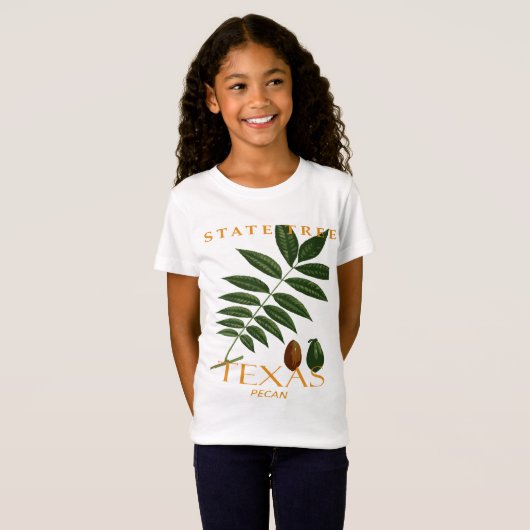 Texas Territory Pecan Tree T-shirt (Voorkant volledig)
