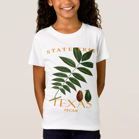 Texas Territory Pecan Tree T-shirt (Voorkant)
