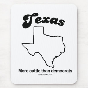 TEXAS - "TEXAS STATE MOTTO" T-shirts en tandwielen Muismat