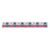 Texas Text Design-with Texas Flag Grosgrain Lint (Voorkant)