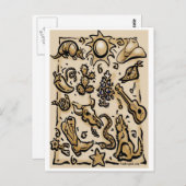 Texas Thang Briefkaart (Voorkant / Achterkant)