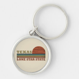 texas the lone star classic sunset style sleutelhanger