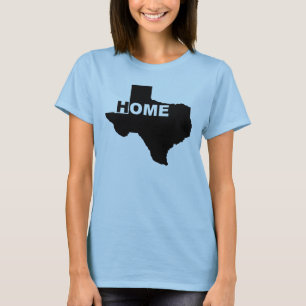 Texas Thuis Weg Van Huis T-shirts