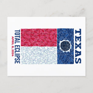 Texas Total Eclipse-Briefkaart Briefkaart