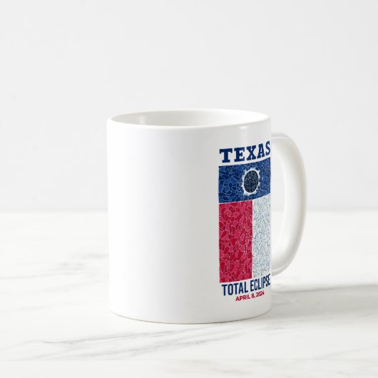 Texas Total Eclipse Café Mug (Devant droit)