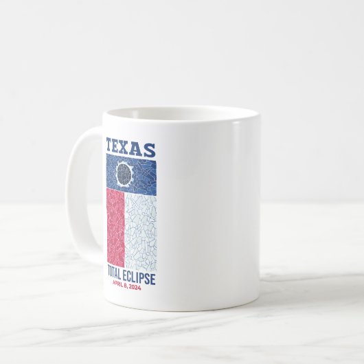 Texas Total Eclipse Café Mug (Devant gauche)