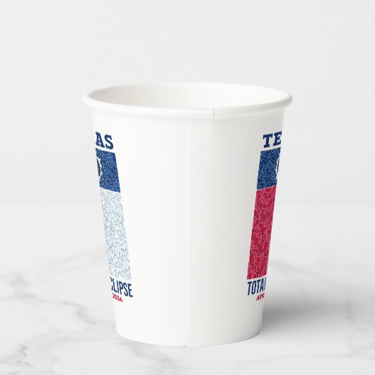 Texas Total Eclipse papieren bekers (Rechts)