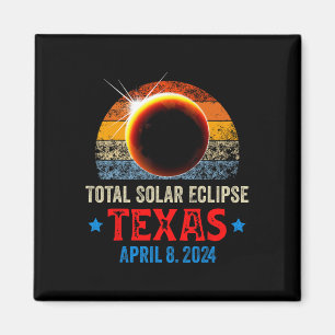 Texas Total Solar Eclipse 8 april 2024 Texas Solar Magneet