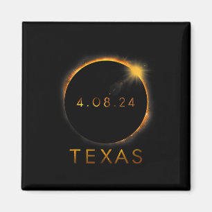 Texas Total Solar Eclipse 8 april 2024 Texas Solar Magneet