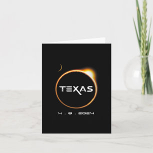 Texas Totality 4.08.2024 Totale Zonsverduistering Kaart