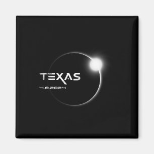 Texas Totality 4.08.2024 Totale Zonsverduistering Magneet