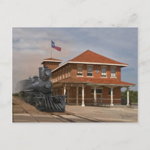 TEXAS - Train Station San Angelo Briefkaart