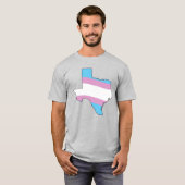 Texas Trans Pride T-shirt (Voorkant volledig)