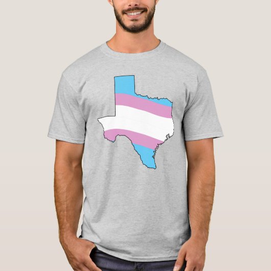 Texas Trans Pride T-shirt (Voorkant)