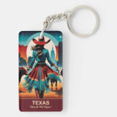 Texas Travel: Waar het Westen begint Sleutelhanger (achterkant)