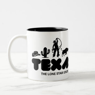 Texas Tweekleurige Koffiemok