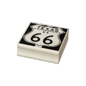 Texas US route 66 signature tampon en caoutchouc (Tampon)