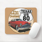 Texas US Route 80 - De Dixie Overland Muismat (Met muis)